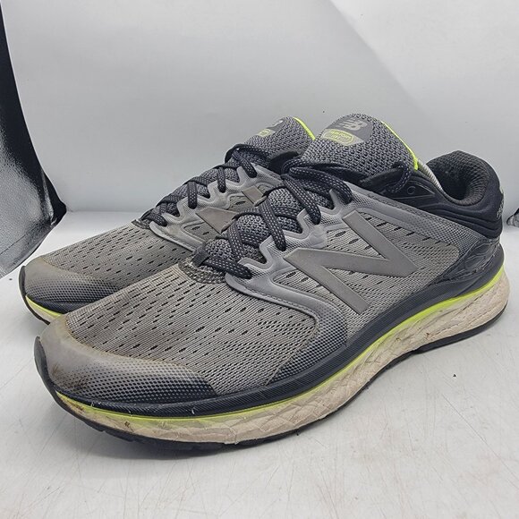 New Balance Fresh Foam 1080 Mens 12 Gray Athletic Shoes Running Walking main image 4